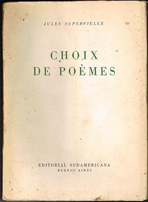 Bild des Verkufers fr CHOIX DE POMES. zum Verkauf von Asilo del libro