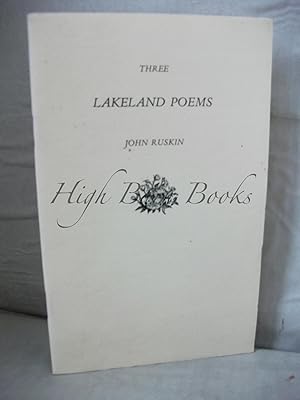 Three Lakeland Poems [Skiddaw, Helvellyn and Derwent Water]