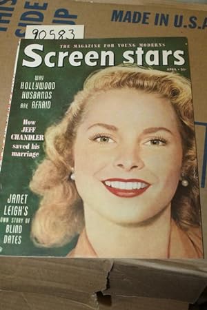 Image du vendeur pour Screen Stars April 1952 Vol 10 No. 2 Janet Leight in color on front cover mis en vente par Princeton Antiques Bookshop