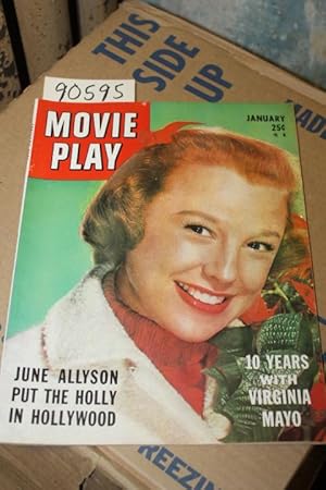 Image du vendeur pour Movie Play Magazine, Jan. 1953, Vol. 7, No. 3 June Allyson puts the Holly in Hollywood; 10 Years with Virginia Mayo mis en vente par Princeton Antiques Bookshop