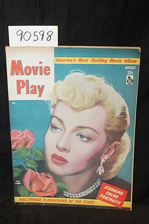 Image du vendeur pour Movie Play Magazine, Aug. 1946 Vol. 1, No. 4 Lana Turner on cover mis en vente par Princeton Antiques Bookshop