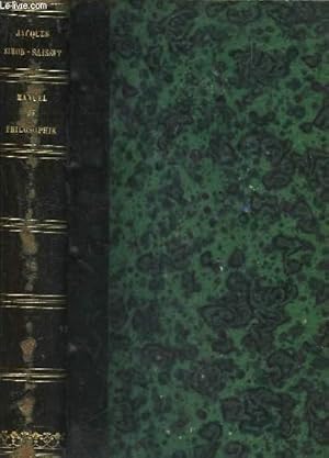 Seller image for MANUEL DE PHILOSOPHIE A L'USAGE DES COLLEGES / 2e EDITION. for sale by Le-Livre
