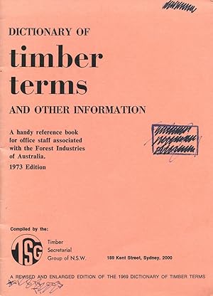 Dictionary of timber terms.