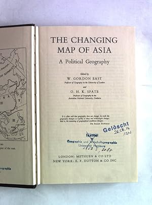 Bild des Verkufers fr The changing Map of Asia. A Political Geography. Third Edition. zum Verkauf von Antiquariat Bookfarm