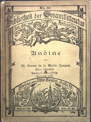 Imagen del vendedor de Undine; Bibliothek der Gesamtlitteratur, No. 67; a la venta por books4less (Versandantiquariat Petra Gros GmbH & Co. KG)