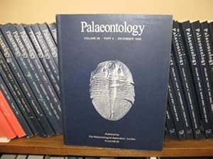 Image du vendeur pour Palaeontology; Volume 39, Part 4, December 1996 mis en vente par PsychoBabel & Skoob Books