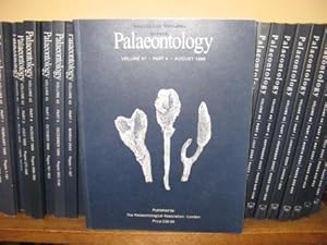 Bild des Verkufers fr Palaeontology; Volume 41, Part 4, August 1998 zum Verkauf von PsychoBabel & Skoob Books