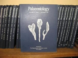 Imagen del vendedor de Palaeontology; Volume 41, Part 6, December 1998 a la venta por PsychoBabel & Skoob Books