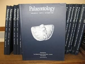 Bild des Verkufers fr Palaeontology; Volume 42, Part 5, October 1999 zum Verkauf von PsychoBabel & Skoob Books