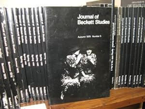 Bild des Verkufers fr Journal of Beckett Studies; Autumn 1979, Number 5 zum Verkauf von PsychoBabel & Skoob Books