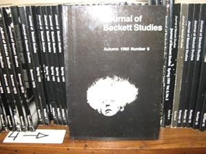 Image du vendeur pour Journal of Beckett Studies; Autumn 1980, Number 6 mis en vente par PsychoBabel & Skoob Books