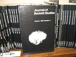 Seller image for Journal of Beckett Studies; Autumn 1980, Number 6 for sale by PsychoBabel & Skoob Books