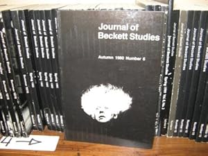 Seller image for Journal of Beckett Studies; Autumn 1980, Number 6 for sale by PsychoBabel & Skoob Books