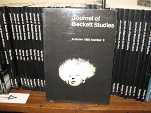 Bild des Verkufers fr Journal of Beckett Studies; Autumn 1980, Number 6 zum Verkauf von PsychoBabel & Skoob Books