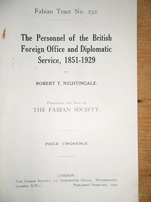 Immagine del venditore per The Personnel of the British Foreign Office and Diplomatic Service, 1851-1929 venduto da Clement Burston Books
