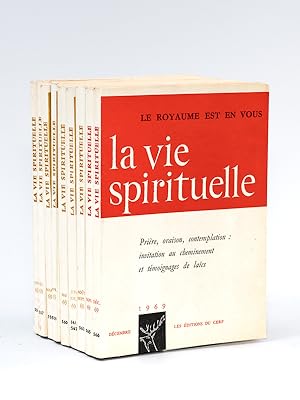 Seller image for La Vie Spirituelle ( tomes CXX [ 120 ] et CXXI [ 121 ] , anne 1969 complte sauf n 564 [ 9 volumes ] : n 556 ; 557 ; 558 ; 559 ; 560 ; 561-562 ; 563 ; 565 ; 566 for sale by Librairie du Cardinal