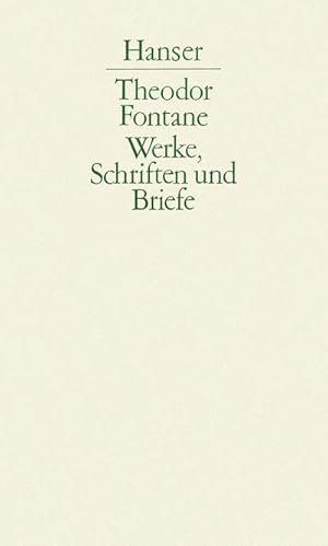 Seller image for Werke, Schriften und Briefe for sale by BuchWeltWeit Ludwig Meier e.K.