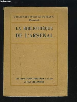 Seller image for LA BIBLIOTHEQUE DE L'ARSENAL. for sale by Le-Livre