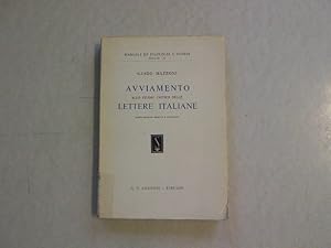 Seller image for Avviamento allo studio critico delle Lettere Italiane. Manuali di Filologica e Storia Serie II - 3. for sale by Antiquariat Bookfarm