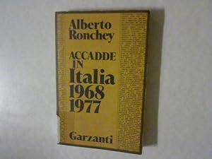 Imagen del vendedor de Accadde in Italia 1968 - 1977. a la venta por Antiquariat Bookfarm