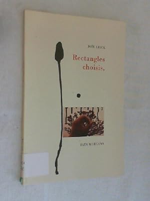 Seller image for Rectangles choisis, for sale by Versandantiquariat Christian Back