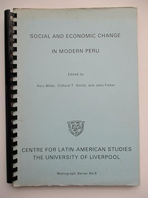 Seller image for Social and Economic Change in Modern Peru for sale by S.C. Sumner