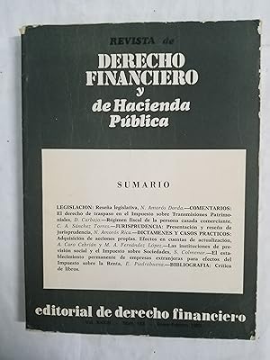 Bild des Verkufers fr REVISTA DE DERECHO FINANCIERO Y HACIENDA PUBLICA Vol XXXIII N 163 Enero Febrero 1983 zum Verkauf von Gibbon Libreria