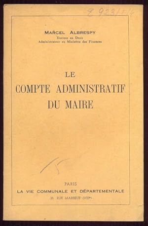 Le compte administratif du maire