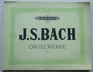 Johann Sebastian Bach's Kompositionen für die Orgel VI. Editions Peters Nr. 245. Nachdruck GDR
