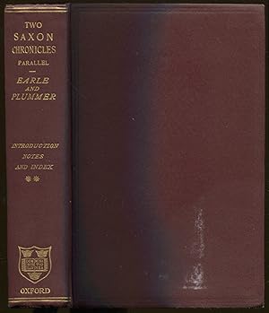 Image du vendeur pour Two of the Saxon chronicles parallel with supplementary extracts from the others: A Revised Text edited, with introduction, notes, appendices, and glossary. Vol II. - Introduction, notes and index mis en vente par Antikvariat Valentinska