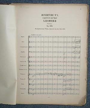 Overture No1 angeblich zur Oper Leonore (Fidelio), Op. 138