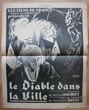 Le Diable dans la Ville. Pathe-Journal. Le Films de France (Societe de Cineromans)