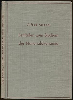 Seller image for Leitfaden zum Studium der Nationalkonomie for sale by Antikvariat Valentinska