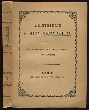 Aristotelous Ethika nikomacheia = Aristotelis Ethica Nicomachea. Aristotelis Ethicorum ad Nicomac...