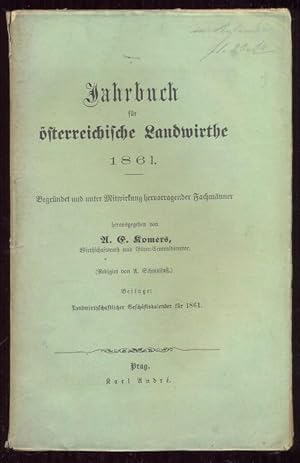 Jahrbuch für österreichische Landwirthe 1861