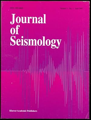 Imagen del vendedor de Journal of Seismology, vol. 1, No. 1, June 1997 a la venta por Antikvariat Valentinska