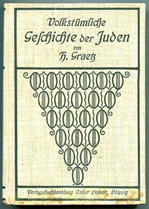 Image du vendeur pour Vokstmliche Geschichte der Juden in drei Bnden. Zweiter Band. 3. Aufl. mis en vente par Antikvariat Valentinska