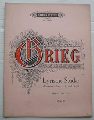 Seller image for Lyrische Stcke fr Pianoforte, op. 57., VI. Heft, 1 Abteilung - Entschwundene Tage - Gade - Illusion. Edition-Peters No2657a for sale by Antikvariat Valentinska