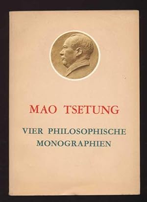 Vier philosophische Monographien. I. Nachdruck 1971