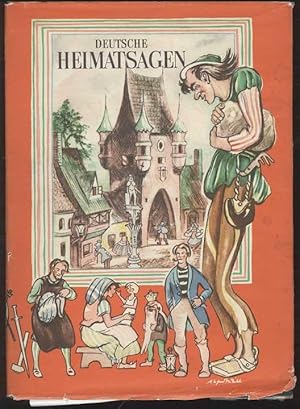 Immagine del venditore per Deutsche Heimatsagen. Zeichnungen von Alfred Will. 3. Auflage - 41.-60. Tausend venduto da Antikvariat Valentinska