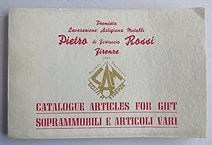 Catalogue Articles for Gift. Soprammobili e Articoli Vari. Catalogue Ornaments and Selection Arti...