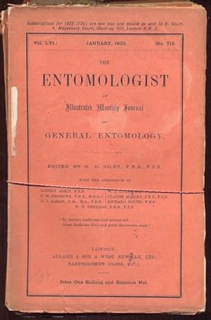 The Entomologist: An Illustrated Monthly Journal of General Entomology, Vol. 56. 1923 12 Hefte - ...