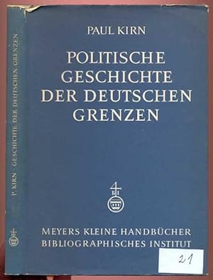 Seller image for Politische Geschichte der deutschen Grenzen. Mit 14 Karten im Text. Vierte, verbesserte Auflage. for sale by Antikvariat Valentinska