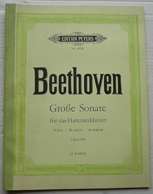 Bild des Verkufers fr Beethoven. Grosse Sonate fr das Hammerklavier, B-Dur opus 106 zum Verkauf von Antikvariat Valentinska