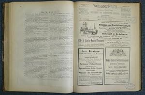 Immagine del venditore per Wochenschrift des sterreichischen Ingenieur- und Architekten-Vereins. 3. Jahrgang 1878 venduto da Antikvariat Valentinska