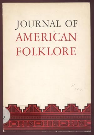 Bild des Verkufers fr Journal of American Folklore; Vol. 79, No. 312, April-June 1966 zum Verkauf von Antikvariat Valentinska