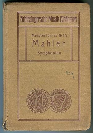 Bild des Verkufers fr Mahlers Symfonien. Meisterfhrer No. 10. 2. Aufl. zum Verkauf von Antikvariat Valentinska