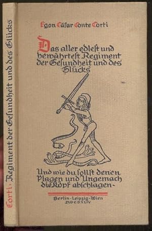 Bild des Verkufers fr Das aller edlest und bewhrtest Regiment der Gesundheit und des Glcks . zum Verkauf von Antikvariat Valentinska