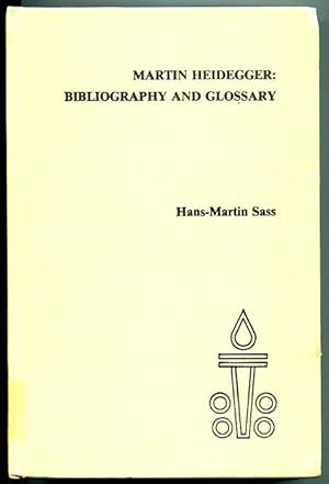 Bild des Verkufers fr Martin Heidegger: Bibliography and Glossary zum Verkauf von Antikvariat Valentinska
