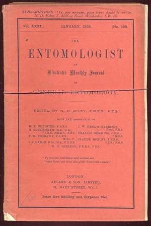 The Entomologist: An Illustrated Monthly Journal of General Entomology; Vol. 71, 12 Hefte
